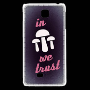 Coque LG F5 In Mushrooms We trust Rouge ZG