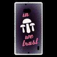 Coque Nokia Lumia 930 In Mushrooms We trust Rouge ZG