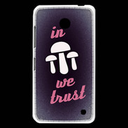 Coque Nokia Lumia 630 In Mushrooms We trust Rouge ZG