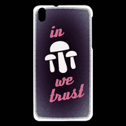 Coque HTC Desire 816 In Mushrooms We trust Rouge ZG