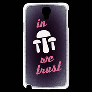 Coque Samsung Galaxy Note 3 Light In Mushrooms We trust Rouge ZG