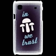 Coque Samsung Galaxy S In Mushrooms We trust Bleu ZG