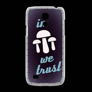 Coque Samsung Galaxy S4mini In Mushrooms We trust Bleu ZG