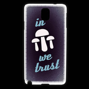 Coque Samsung Galaxy Note 3 In Mushrooms We trust Bleu ZG