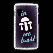 Coque LG L5 2 In Mushrooms We trust Bleu ZG