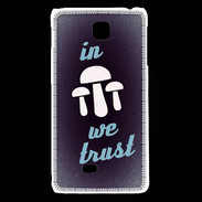 Coque LG F5 In Mushrooms We trust Bleu ZG