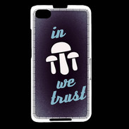 Coque Blackberry Z30 In Mushrooms We trust Bleu ZG