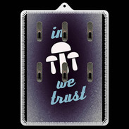 Porte clés In Mushrooms We trust Bleu ZG