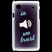Coque Samsung Galaxy S In Music We trust Bleu ZG