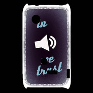 Coque Sony Xperia Typo In Music We trust Bleu ZG