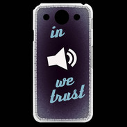Coque LG G Pro In Music We trust Bleu ZG