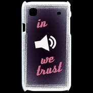 Coque Samsung Galaxy S In Music We trust Rouge ZG