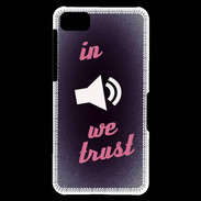 Coque Blackberry Z10 In Music We trust Rouge ZG