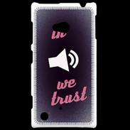 Coque Nokia Lumia 720 In Music We trust Rouge ZG