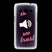 Coque Samsung Galaxy Express2 In Music We trust Rouge ZG