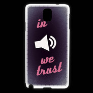 Coque Samsung Galaxy Note 3 In Music We trust Rouge ZG