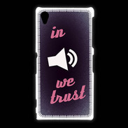 Coque Sony Xpéria Z1 In Music We trust Rouge ZG
