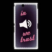 Coque Sony Xpéria Z Ultra In Music We trust Rouge ZG
