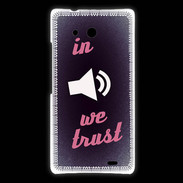 Coque Huawei Ascend Mate In Music We trust Rouge ZG