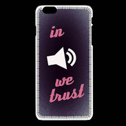 Coque iPhone 6Plus / 6Splus In Music We trust Rouge ZG