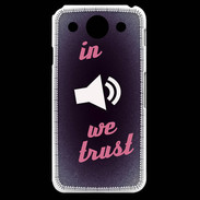 Coque LG G Pro In Music We trust Rouge ZG