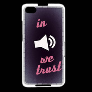 Coque Blackberry Z30 In Music We trust Rouge ZG