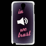 Coque Samsung Galaxy Note 3 Light In Music We trust Rouge ZG