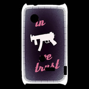 Coque Sony Xperia Typo In Uzi We trust Rouge ZG