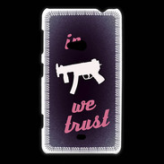 Coque Nokia Lumia 625 In Uzi We trust Rouge ZG