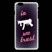 Coque iPhone 6Plus / 6Splus In Uzi We trust Rouge ZG