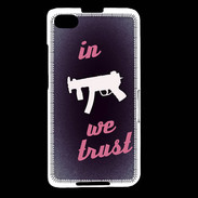 Coque Blackberry Z30 In Uzi We trust Rouge ZG