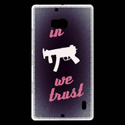 Coque Nokia Lumia 930 In Uzi We trust Rouge ZG