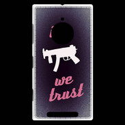 Coque Nokia Lumia 830 In Uzi We trust Rouge ZG