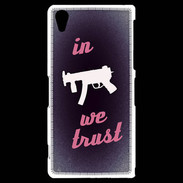Coque Sony Xperia Z2 In Uzi We trust Rouge ZG