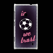 Coque Nokia Lumia 520 In Soccer We trust Rouge ZG