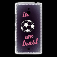 Coque Nokia Lumia 1320 In Soccer We trust Rouge ZG