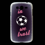 Coque Samsung Galaxy Grand In Soccer We trust Rouge ZG