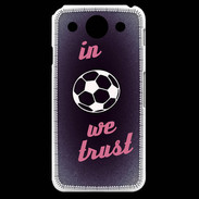 Coque LG G Pro In Soccer We trust Rouge ZG