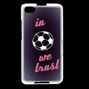 Coque Blackberry Z30 In Soccer We trust Rouge ZG