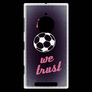 Coque Nokia Lumia 830 In Soccer We trust Rouge ZG