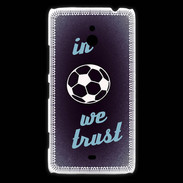 Coque Nokia Lumia 1320 In Soccer We trust Bleu ZG