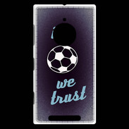 Coque Nokia Lumia 830 In Soccer We trust Bleu ZG