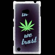 Coque Nokia Lumia 720 In Weed We trust Vert ZG