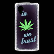 Coque LG Nexus 5 In Weed We trust Vert ZG