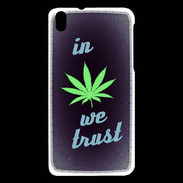Coque HTC Desire 816 In Weed We trust Vert ZG