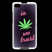 Coque Blackberry Z30 In Weed We trust Rouge ZG