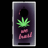 Coque Nokia Lumia 830 In Weed We trust Rouge ZG