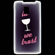 Coque LG P990 In Wine We trust Rouge ZG