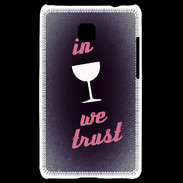 Coque LG Optimus L3 II In Wine We trust Rouge ZG