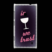 Coque Nokia Lumia 520 In Wine We trust Rouge ZG